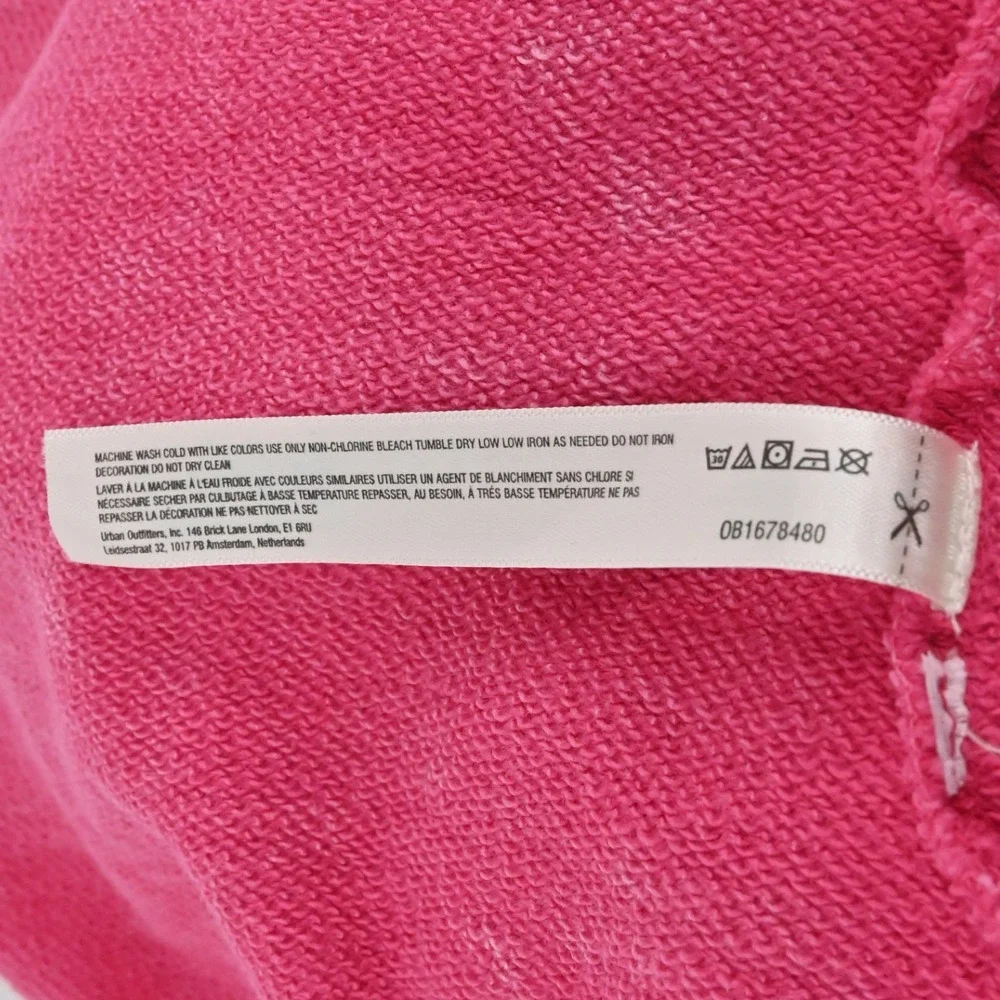 Free People FP Movement Valley Girl Pullover Womens Size S Pink Top Sweatshirt